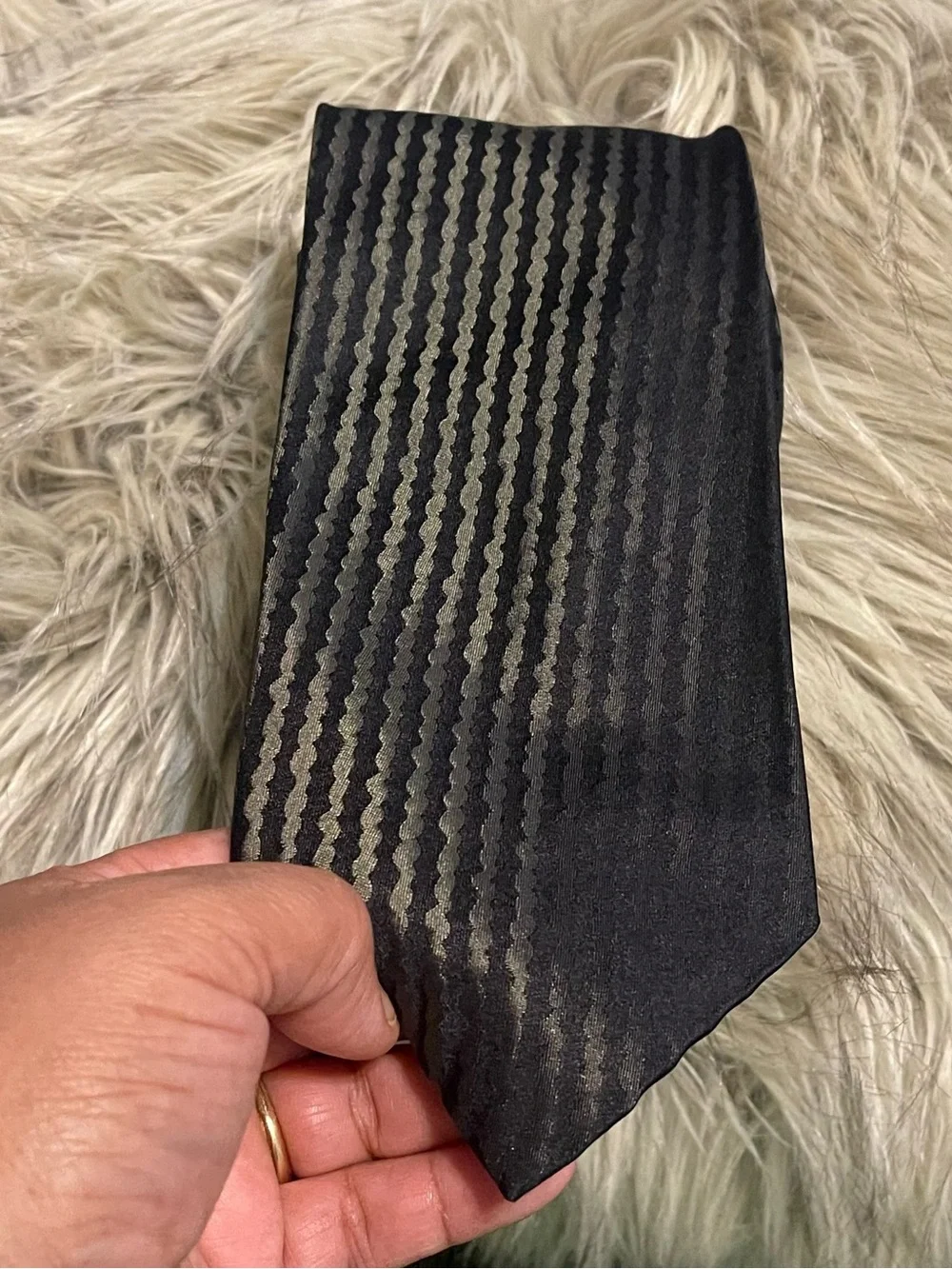Dolce Gabana Carvatte 100%  silk necktie made in Italy
